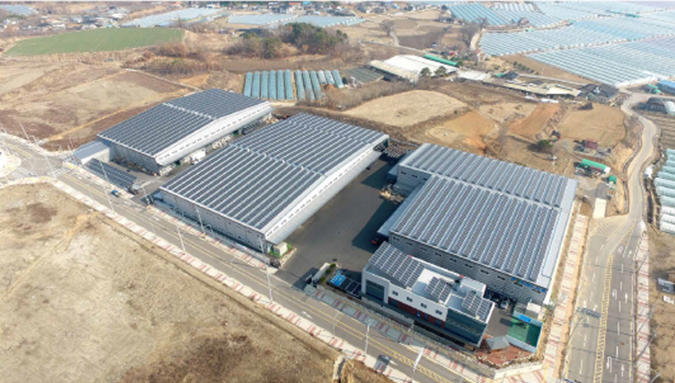 경북 성주군 태양광 발전소 사진